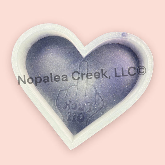 Fuck Off Heart Silicone Mold©