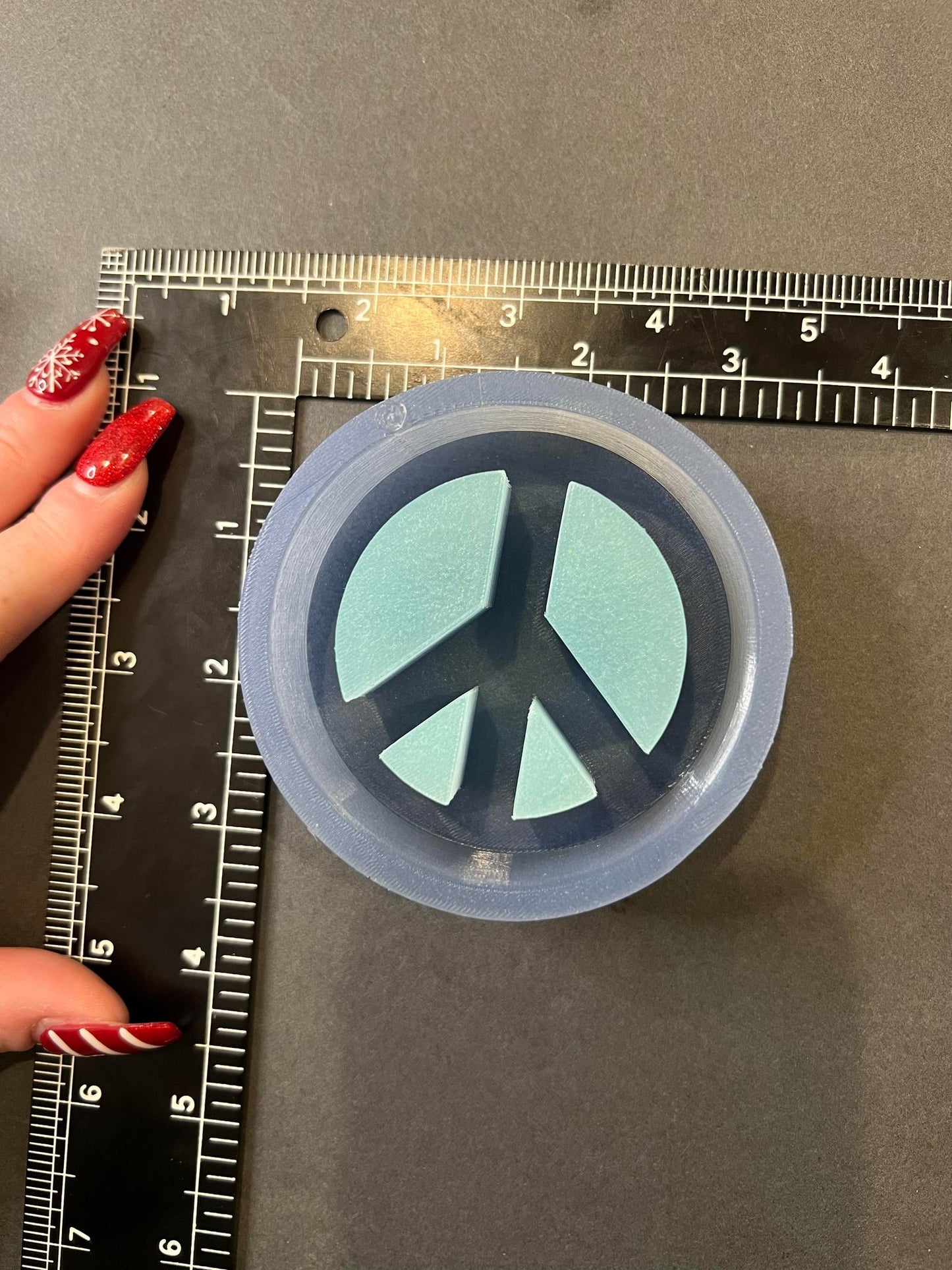 Peace Sign Silicone Mold