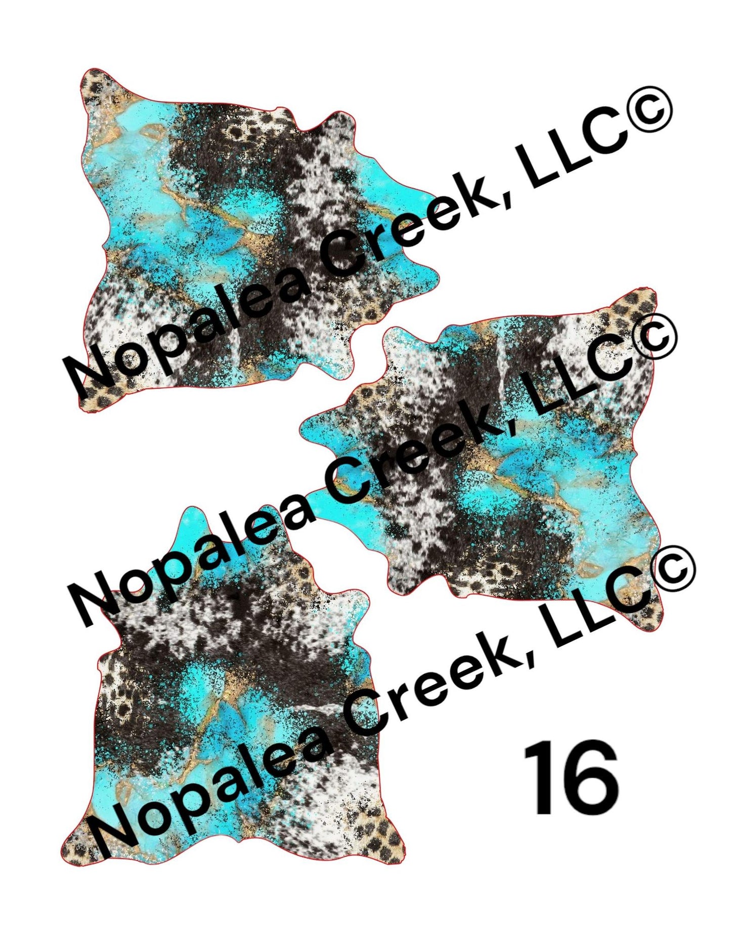 Simple Cowhide (1) Cardstock Listing