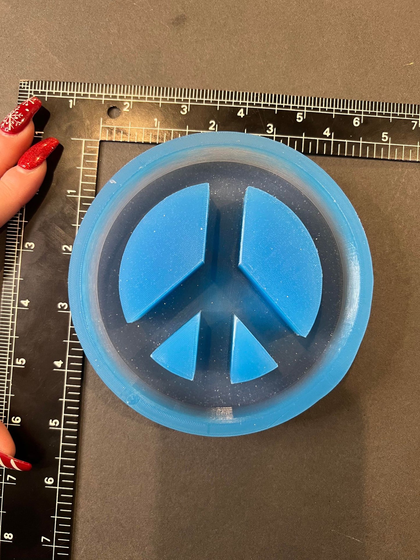 Peace Sign Silicone Mold