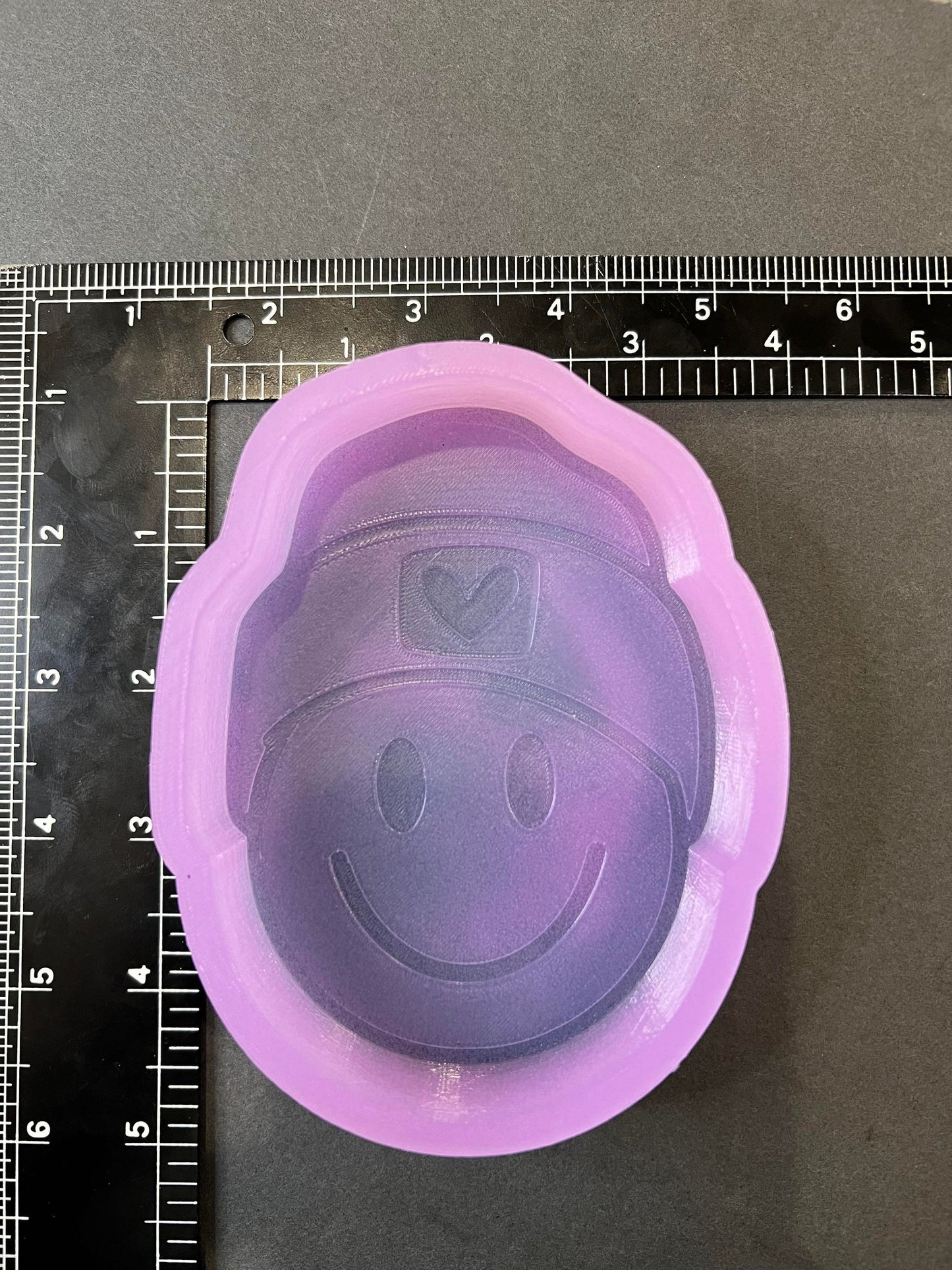 Beanie Heart Smile Silicone Mold
