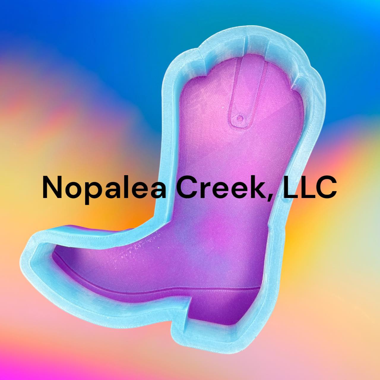 Cardstock Boot Silicone Mold