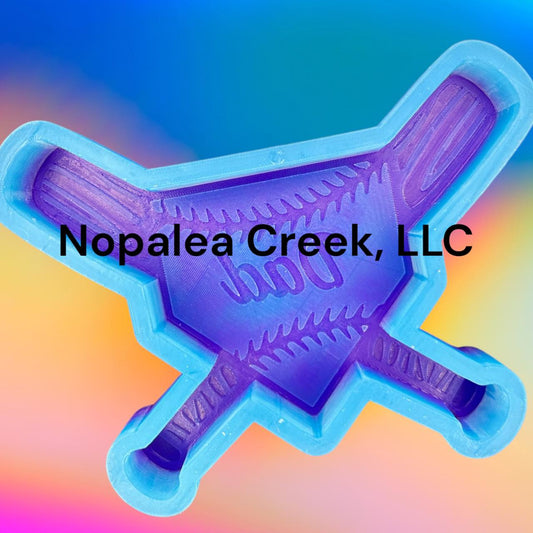 Dad Baseball Diamond Silicone Mold