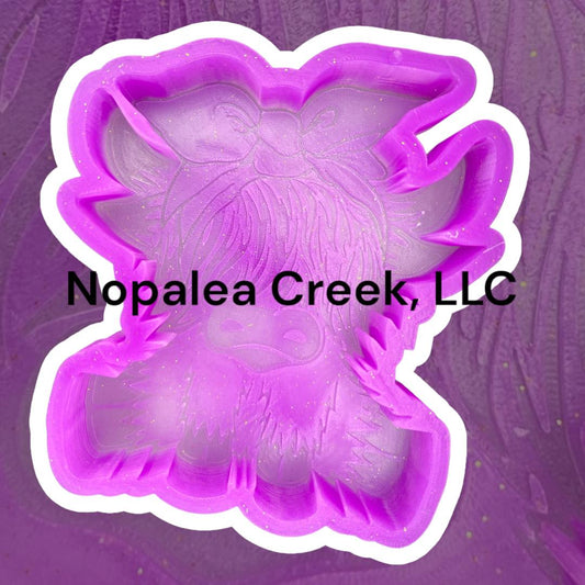 Highland Bow Cow Silicone Mold