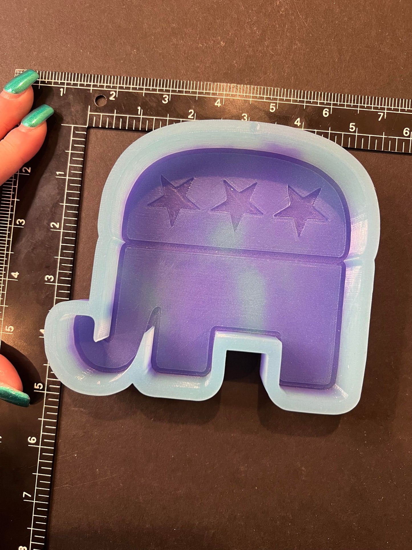 Republican Elephant Silicone Mold