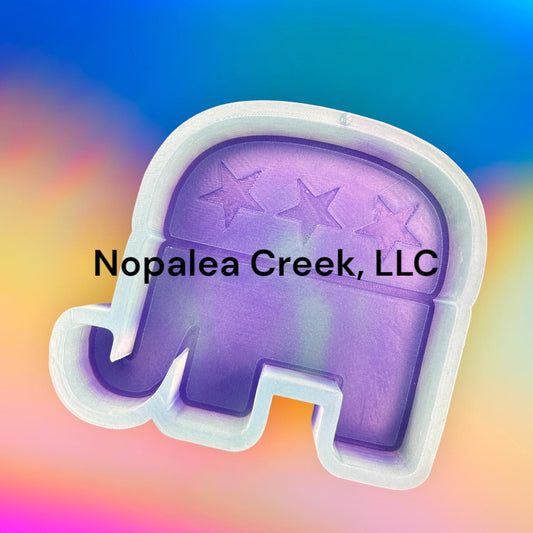 Republican Elephant Silicone Mold