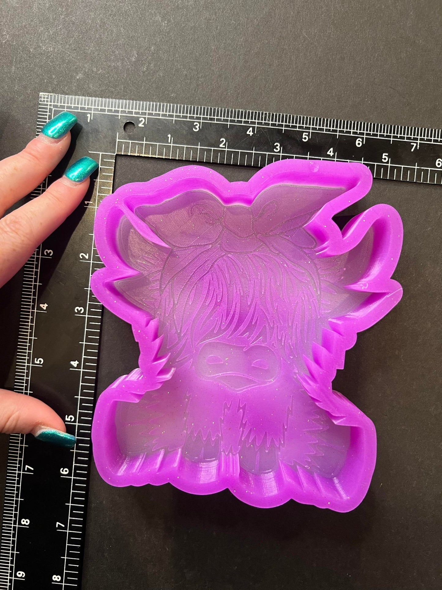 Highland Bow Cow Silicone Mold