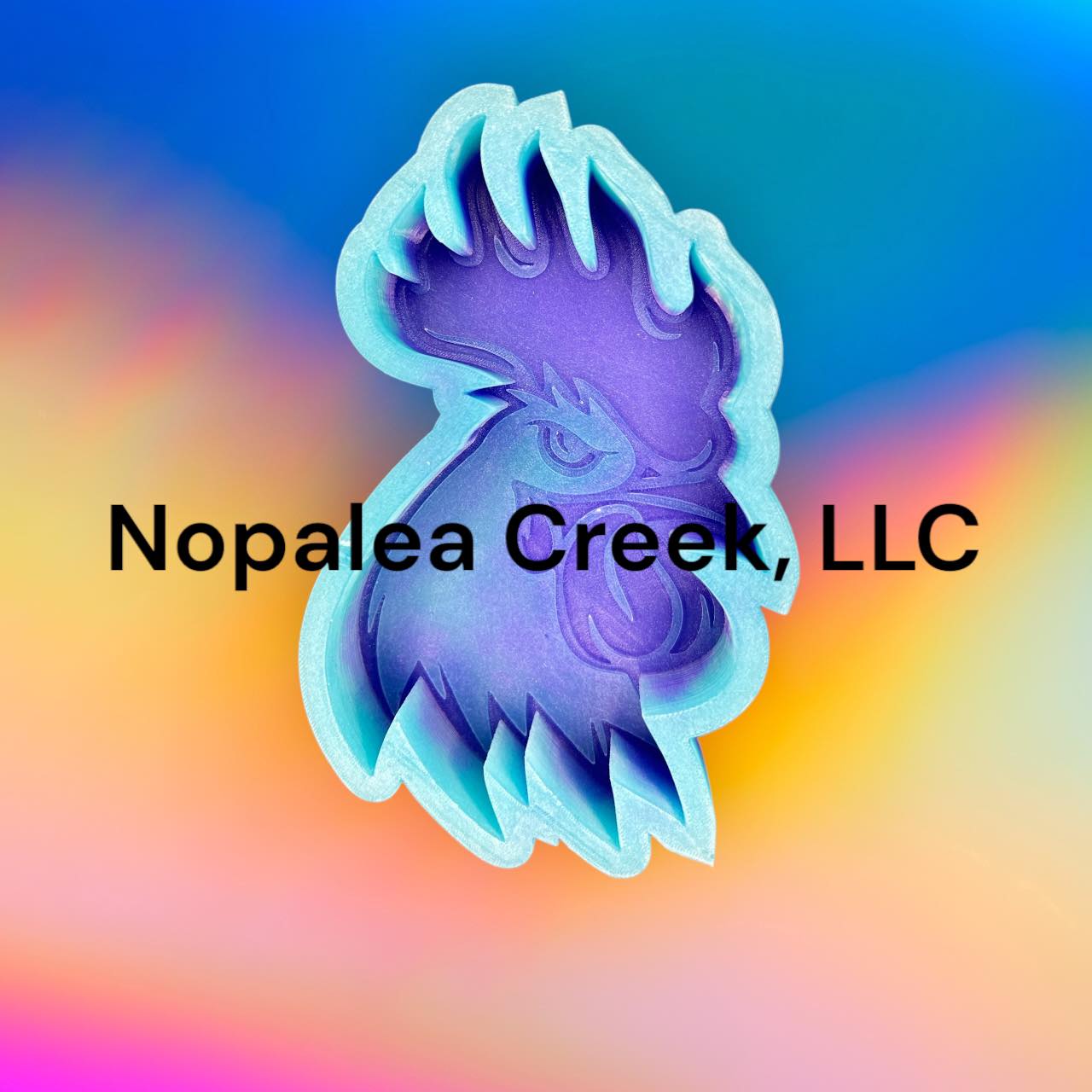 Rooster Head Silicone Mold