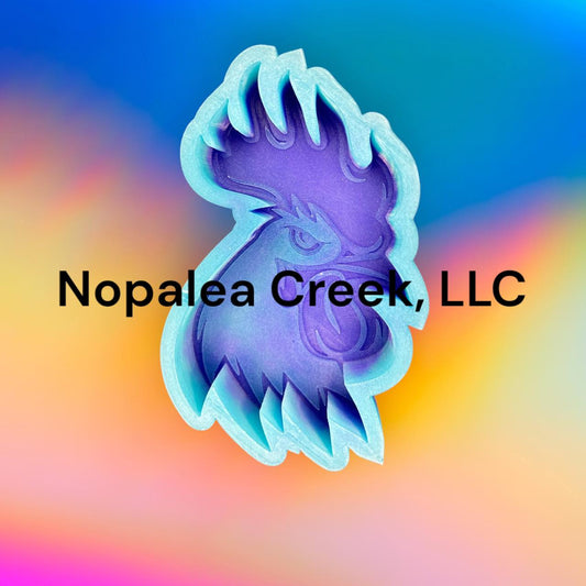 Rooster Head Silicone Mold