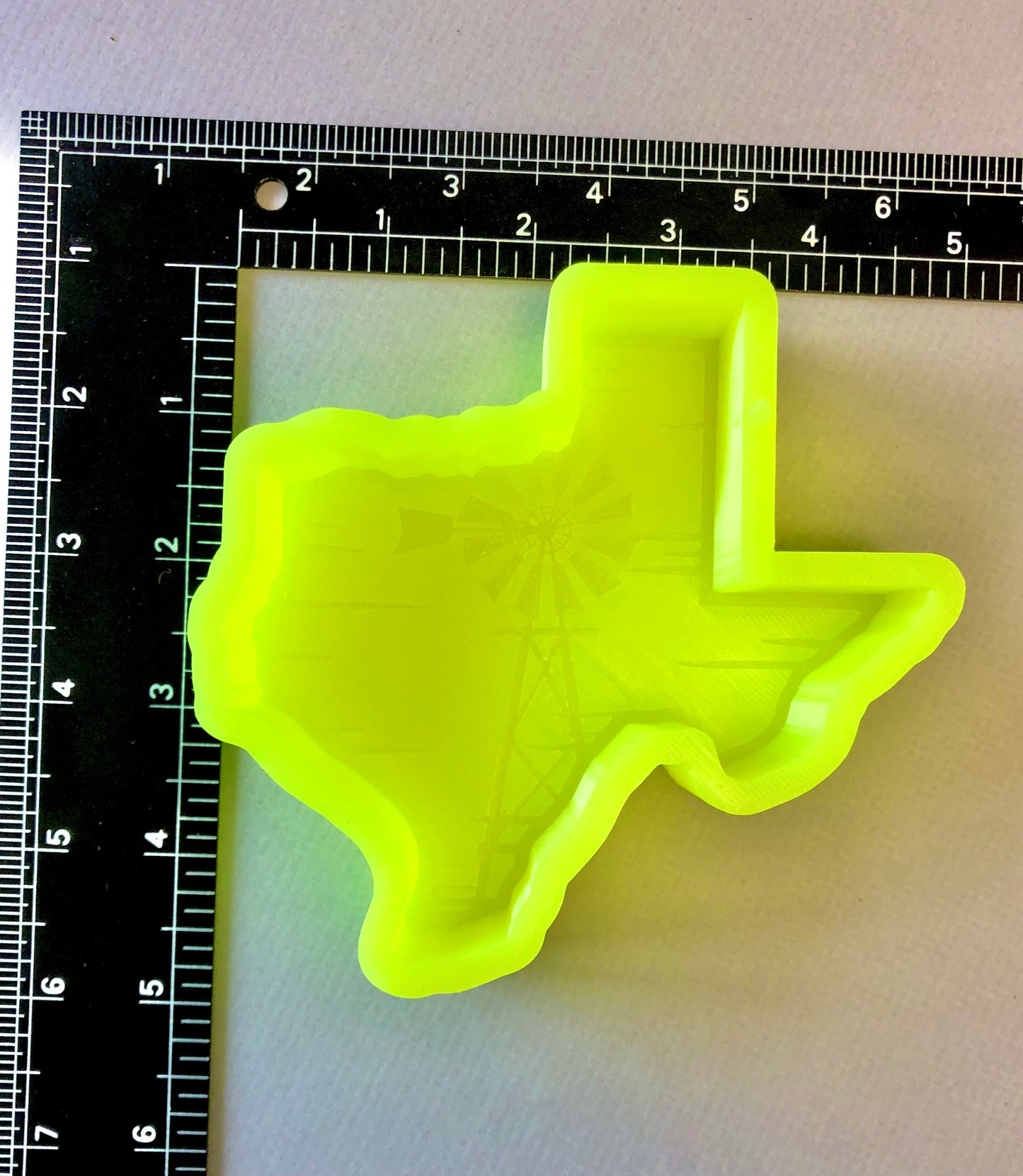 Distressed Texas Windmill Silicone